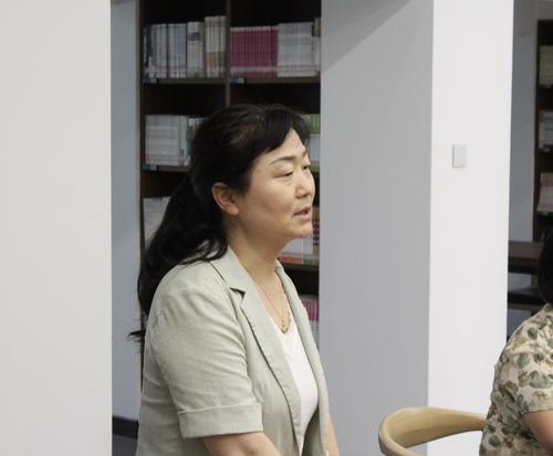 4.实习实训处主任朱冬梅讲话