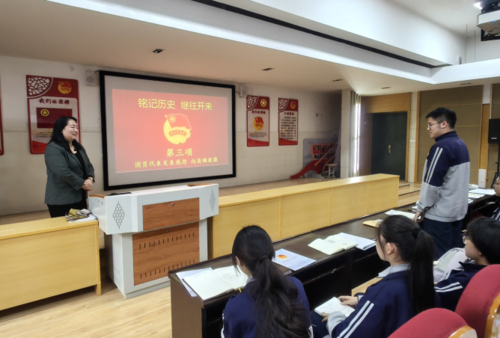 3.团员代表刘子迈谈观后心得