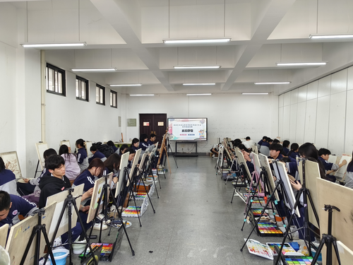 水粉静物竞赛现场 水粉静物竞赛现场